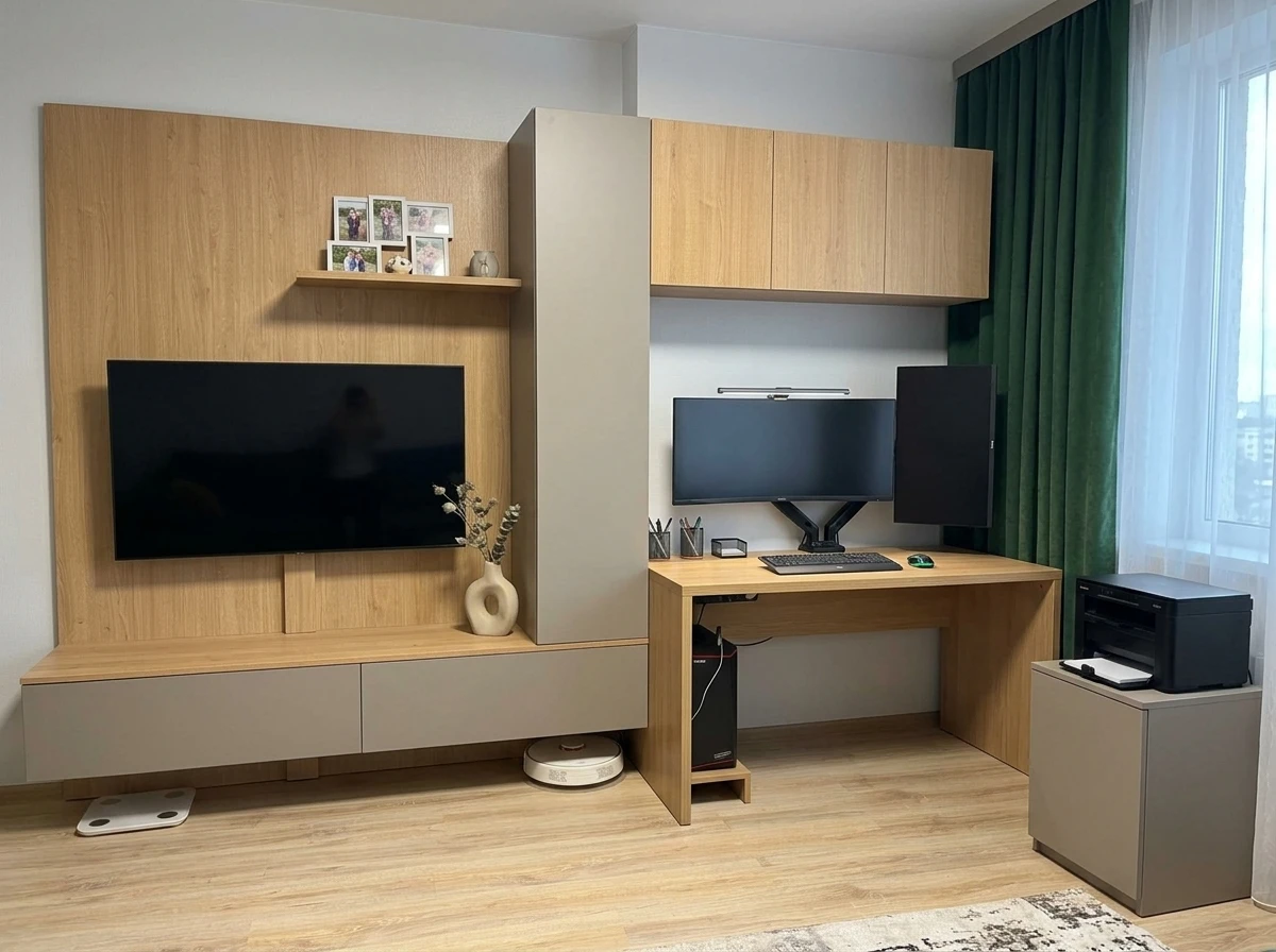 Дизайн кабинета в стиле Минимализм — фото интерьера от нейросети RoomGPT