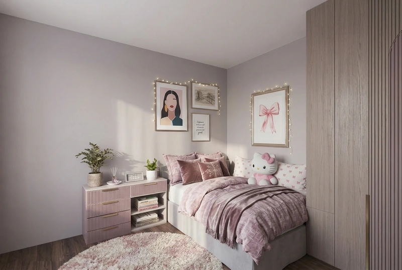 Дизайн детской в стиле Без стиля — фото интерьера от нейросети RoomGPT