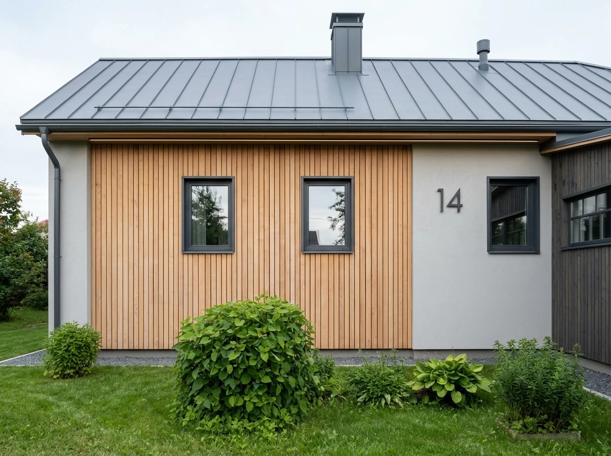 Дизайн фасада в стиле Сканди — фото от нейросети RoomGPT