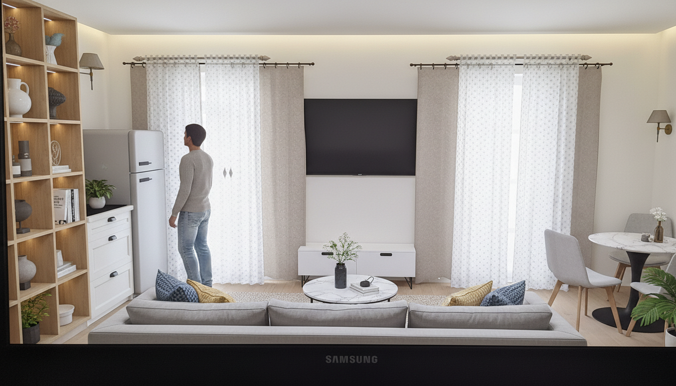 Дизайн гостиной в стиле Сканди — фото интерьера от нейросети RoomGPT