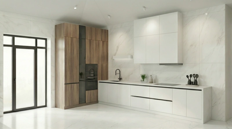 Дизайн кухни в стиле Минимализм — фото интерьера от нейросети RoomGPT