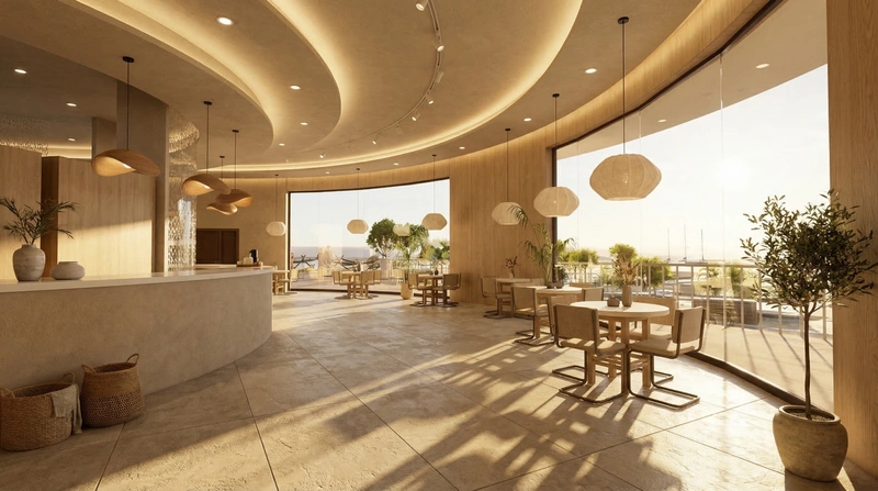 Дизайн кухни в стиле Japandi — фото интерьера от нейросети RoomGPT