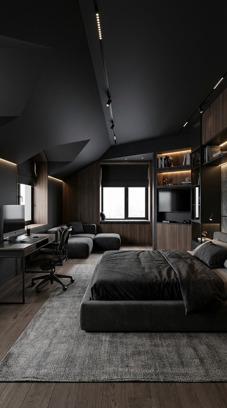 Дизайн спальни в стиле Минимализм — фото интерьера от нейросети RoomGPT