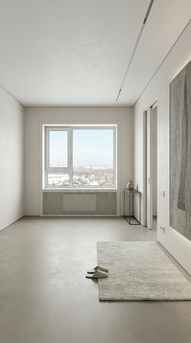 Дизайн спальни в стиле Минимализм — фото интерьера от нейросети RoomGPT