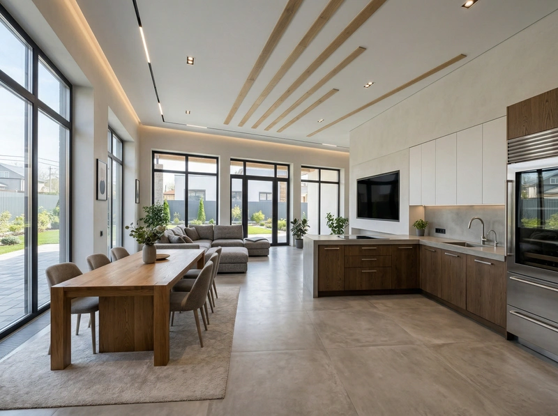 Дизайн кухни в стиле Без стиля — фото интерьера от нейросети RoomGPT