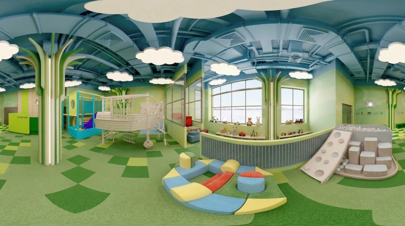 Дизайн детской в стиле Без стиля — фото интерьера от нейросети RoomGPT