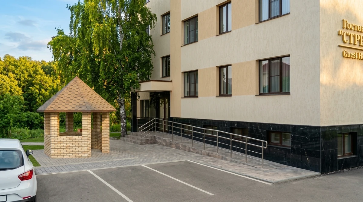 Дизайн фасада в стиле Контемпорари — фото фасада от нейросети RoomGPT