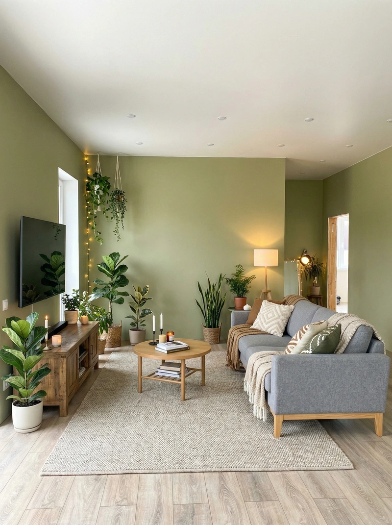 Дизайн интерьера в стиле Хюгге — Гостиная от нейросети RoomGPT