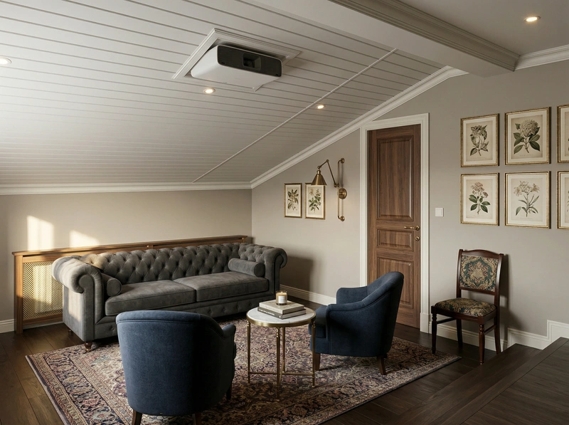 Дизайн гостиной в стиле Классика — фото интерьера от нейросети RoomGPT