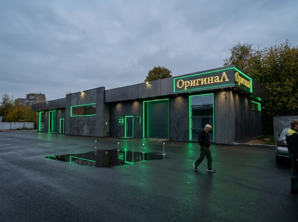 Дизайн фасада в стиле Блэктэк — Фасад от нейросети RoomGPT