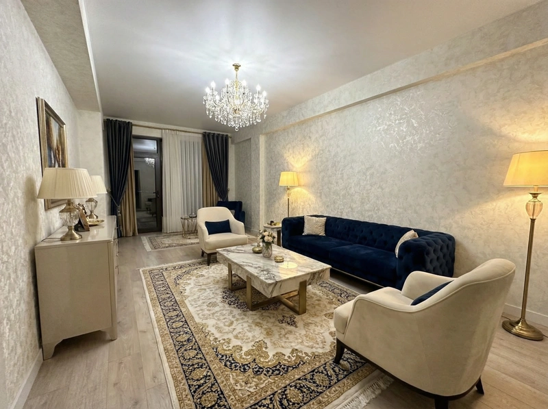 Дизайн интерьера в стиле Классика — Гостиная от нейросети RoomGPT