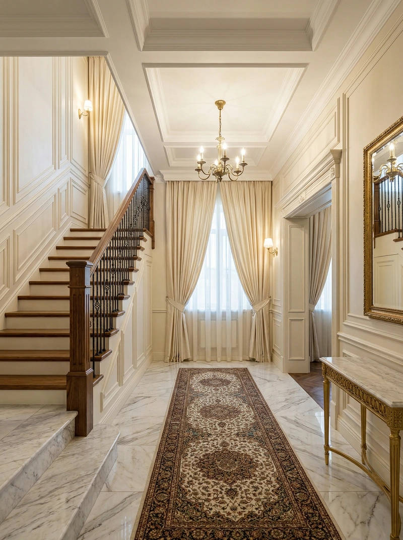 Дизайн интерьера в стиле Классика — Прихожая от нейросети RoomGPT