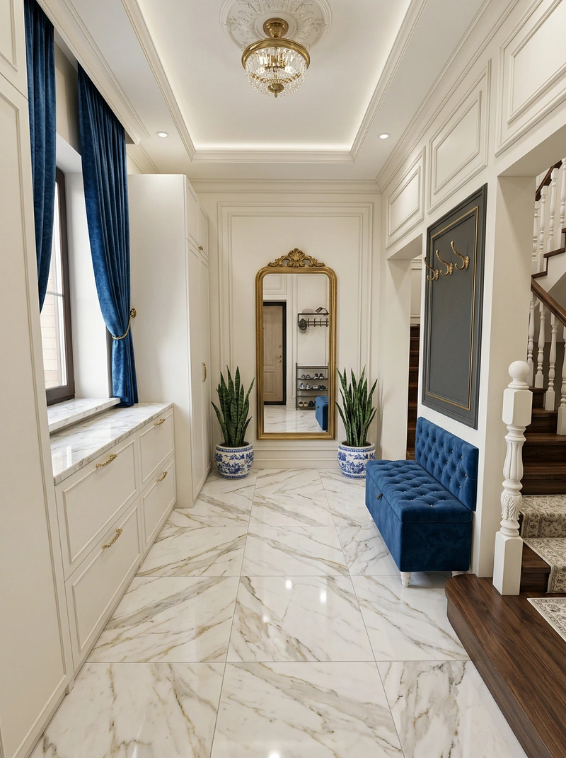 Дизайн интерьера в стиле Классика — Прихожая от нейросети RoomGPT