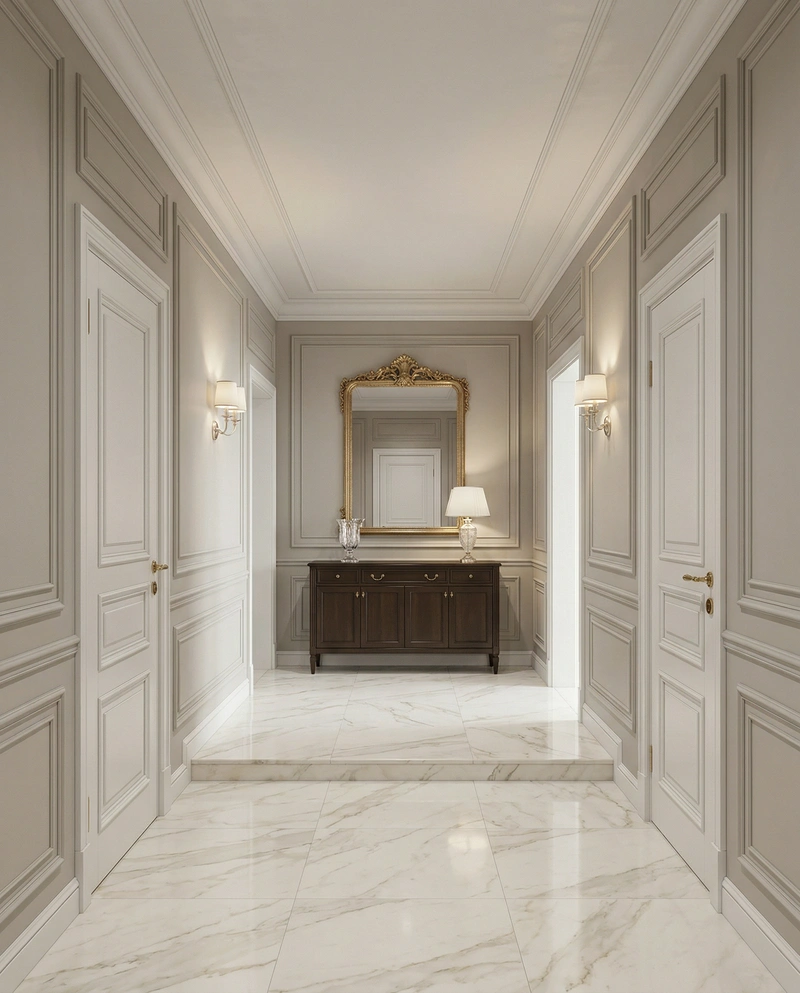 Дизайн интерьера в стиле Классика — Прихожая от нейросети RoomGPT