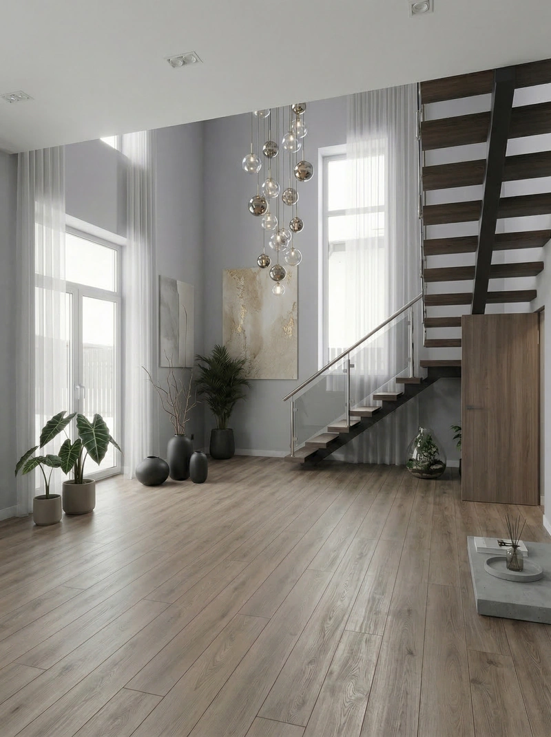 Дизайн интерьера в стиле Минимализм — Гостиная от нейросети RoomGPT