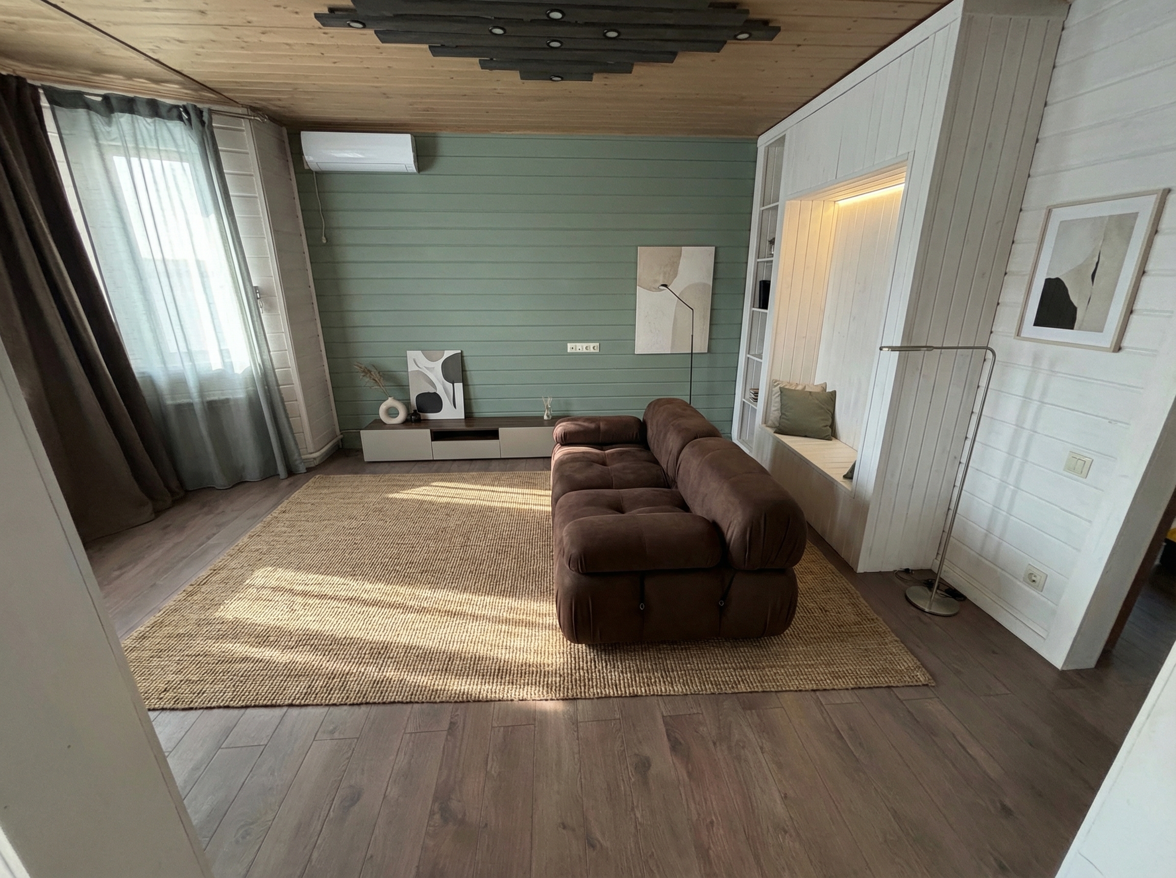 Дизайн гостиной в стиле Минимализм — фото интерьера от нейросети RoomGPT