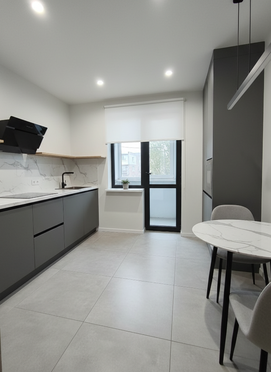 Дизайн кухни в стиле Минимализм — фото интерьера от нейросети RoomGPT
