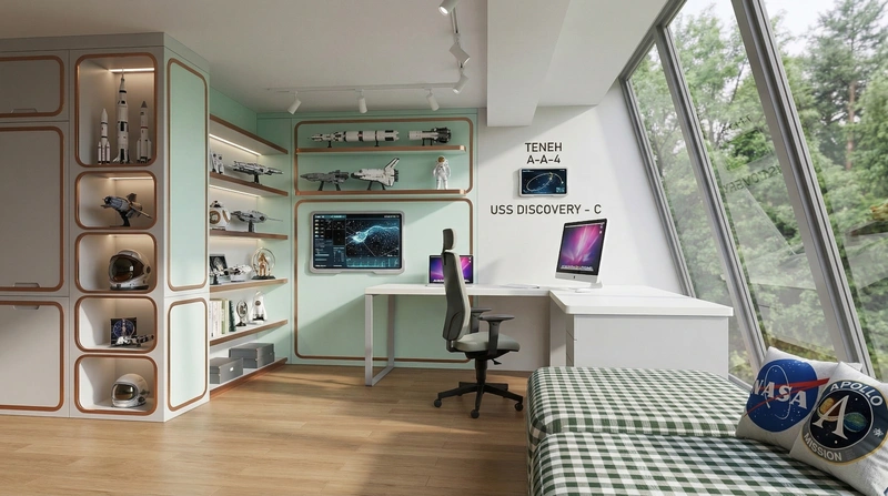 Дизайн детской в стиле Без стиля — фото интерьера от нейросети RoomGPT