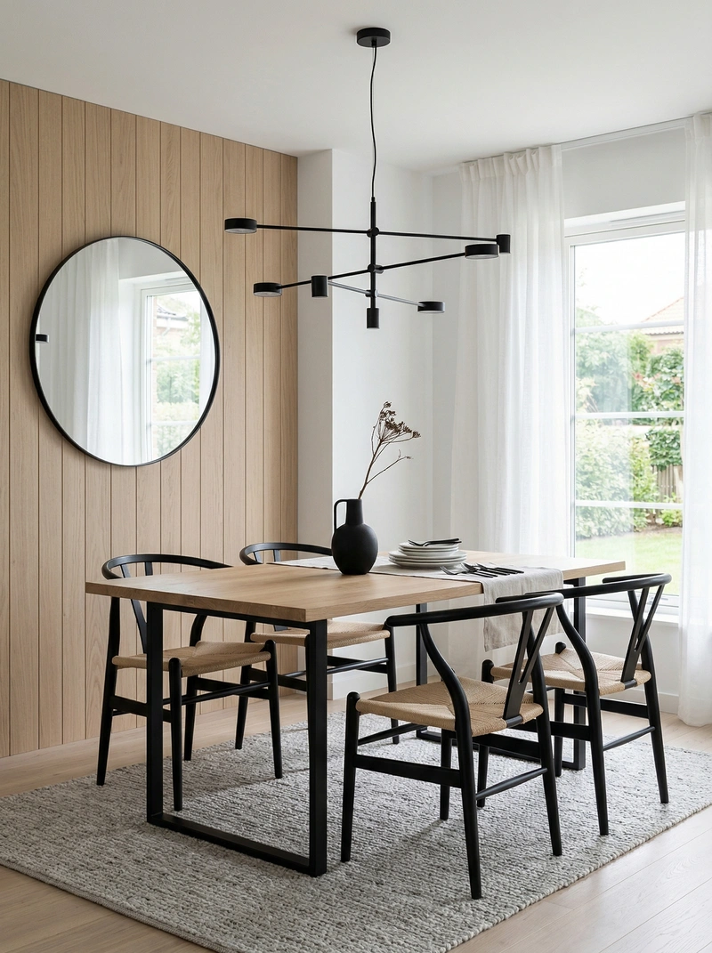 Дизайн кухни в стиле Сканди — фото интерьера от нейросети RoomGPT