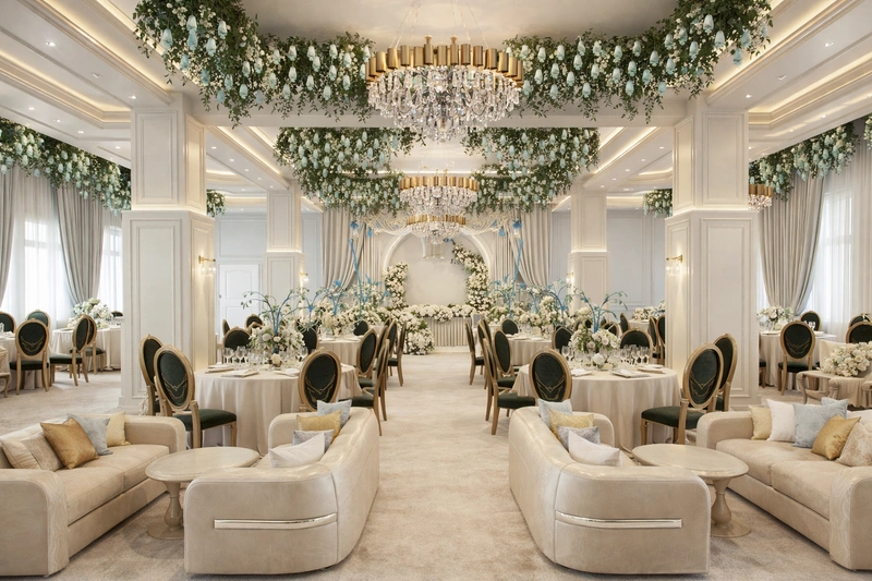 Дизайн интерьера в стиле Неоклассика — Гостиная от нейросети RoomGPT