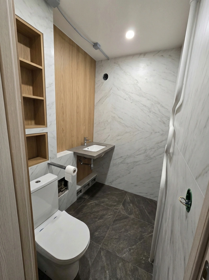 Дизайн ванной в стиле Без стиля — фото интерьера от нейросети RoomGPT