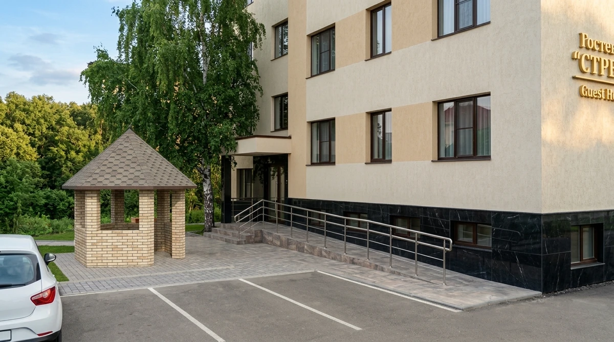 Дизайн фасада в стиле Контемпорари — фото фасада от нейросети RoomGPT