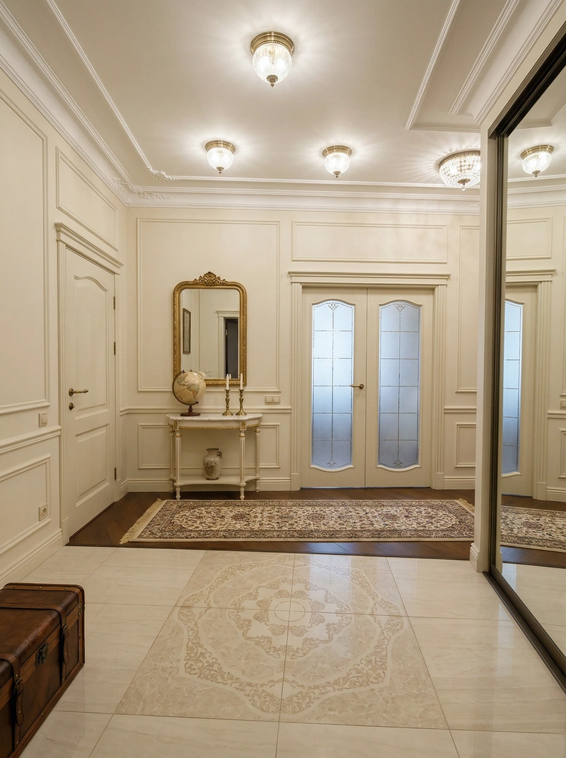 Дизайн интерьера в стиле Классика — Прихожая от нейросети RoomGPT