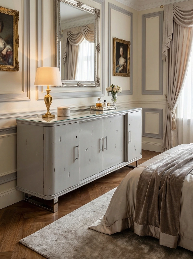 Дизайн интерьера в стиле Классика — Спальня от нейросети RoomGPT