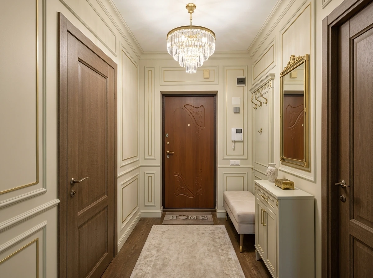 Дизайн прихожей в стиле Неоклассика — фото интерьера от нейросети RoomGPT