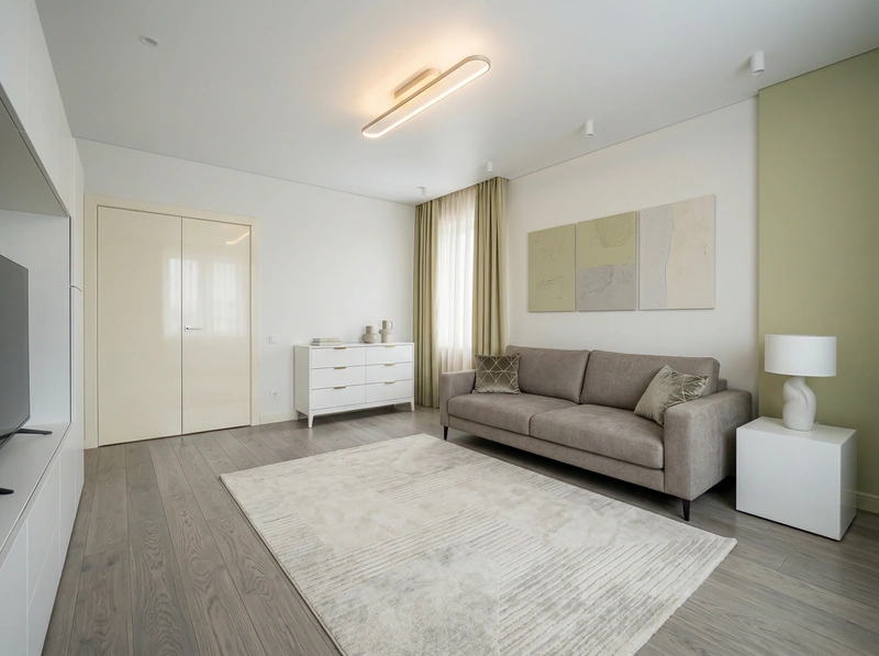 Дизайн спальни в стиле Минимализм — фото интерьера от нейросети RoomGPT