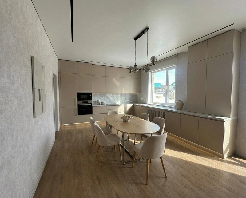 Дизайн кухни в стиле Минимализм — фото интерьера от нейросети RoomGPT