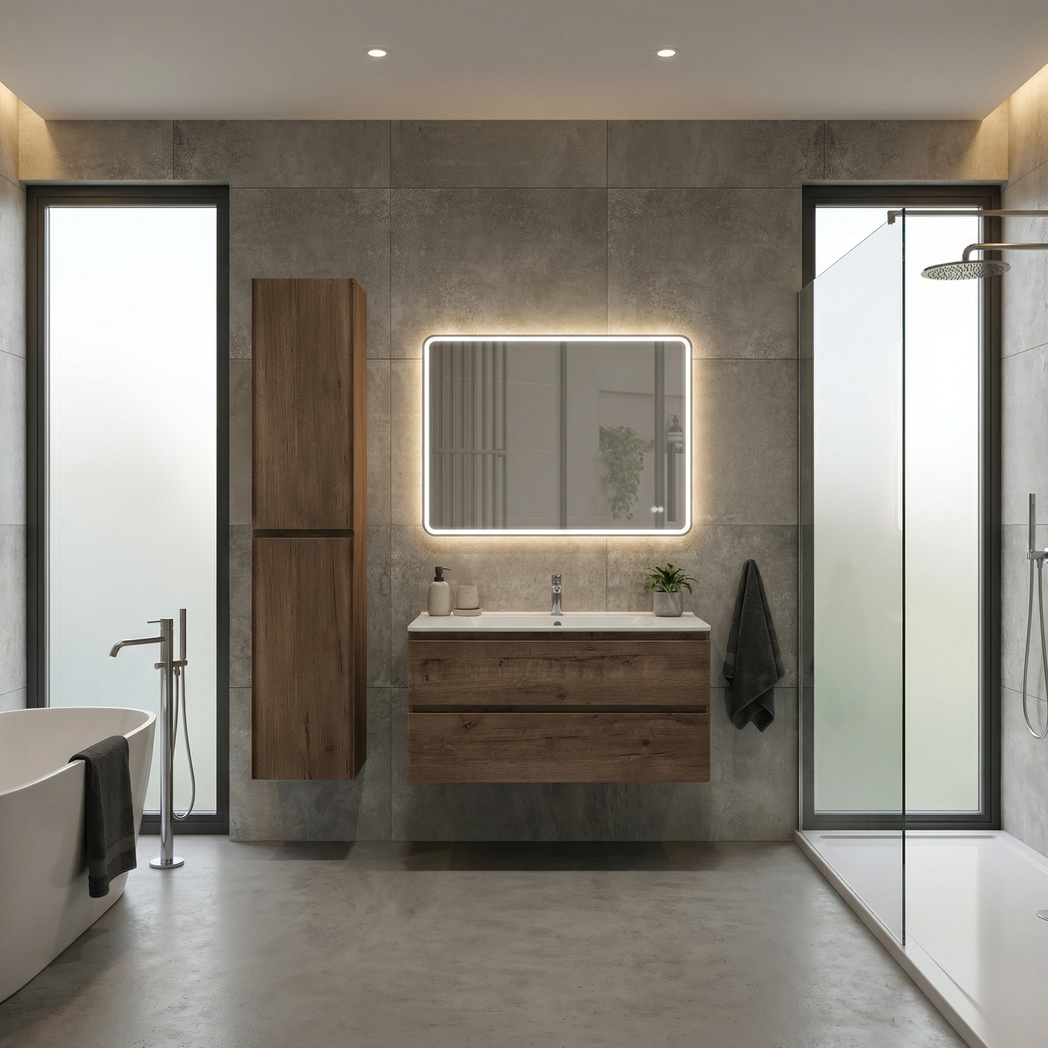 Дизайн ванной в стиле Минимализм — фото интерьера от нейросети RoomGPT