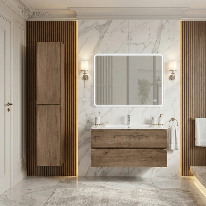 Дизайн интерьера в стиле Неоклассика — Ванная от нейросети RoomGPT