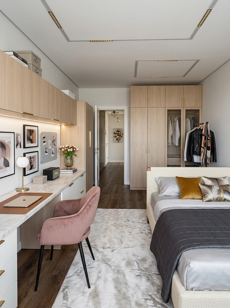 Дизайн интерьера в стиле Контемпорари — Детская от нейросети RoomGPT