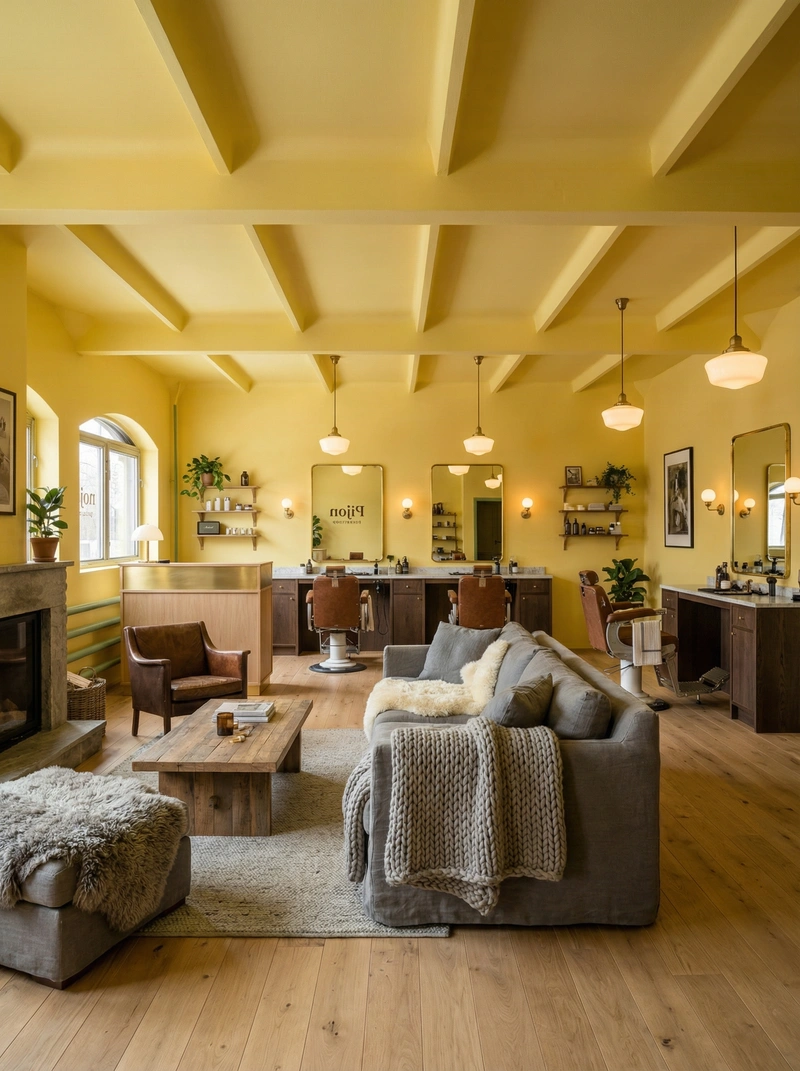 Дизайн интерьера в стиле Хюгге — Гостиная от нейросети RoomGPT