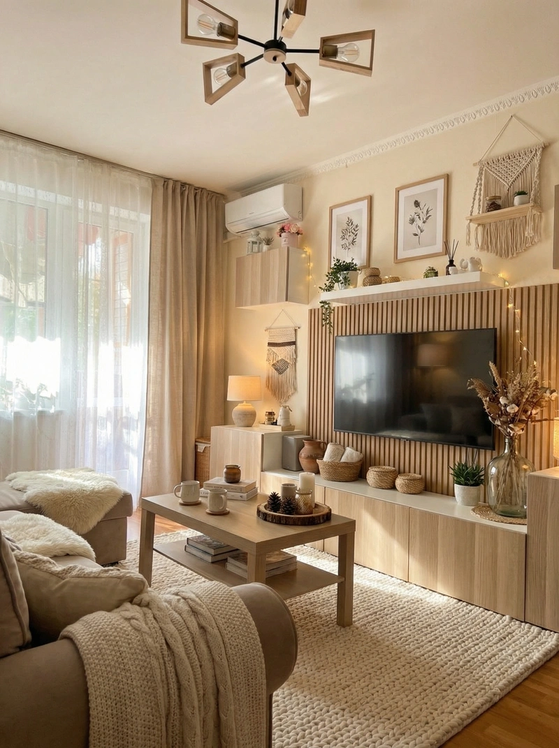 Дизайн интерьера в стиле Хюгге — Спальня от нейросети RoomGPT