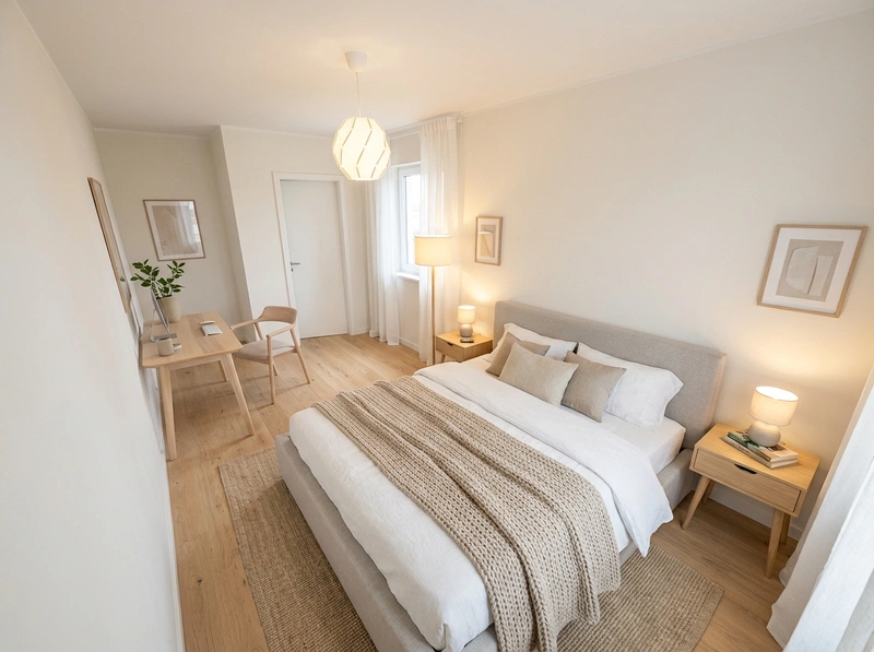 Дизайн интерьера в стиле Хюгге — Гостиная от нейросети RoomGPT