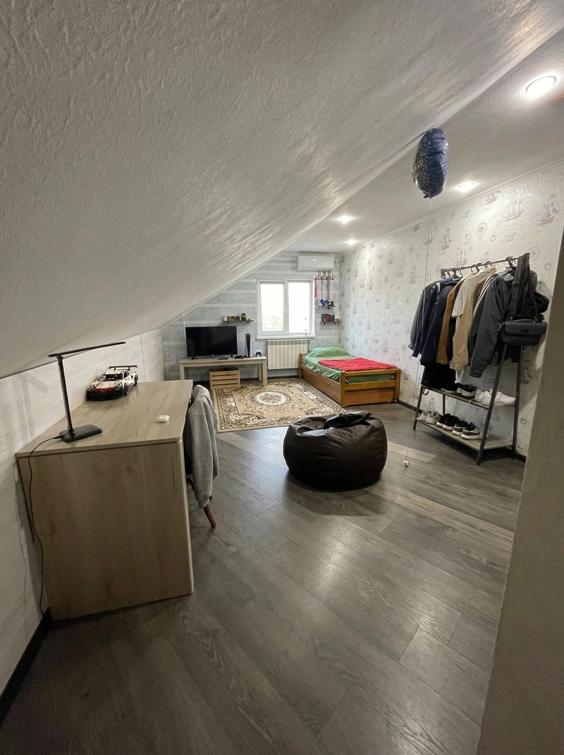 Дизайн спальни в стиле Без стиля — фото интерьера от нейросети RoomGPT