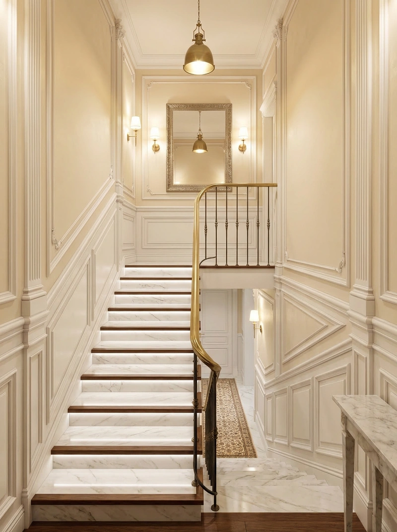 Дизайн интерьера в стиле Классика — Прихожая от нейросети RoomGPT