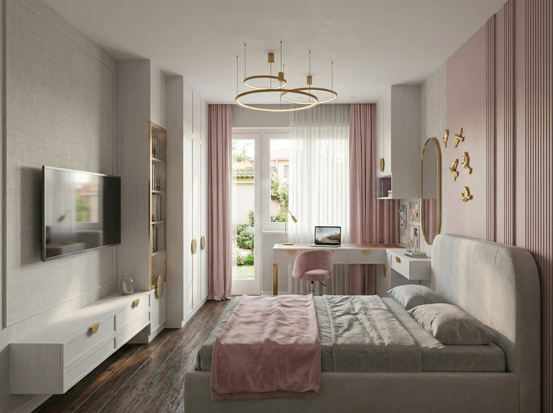 Дизайн детской в стиле Без стиля — фото интерьера от нейросети RoomGPT