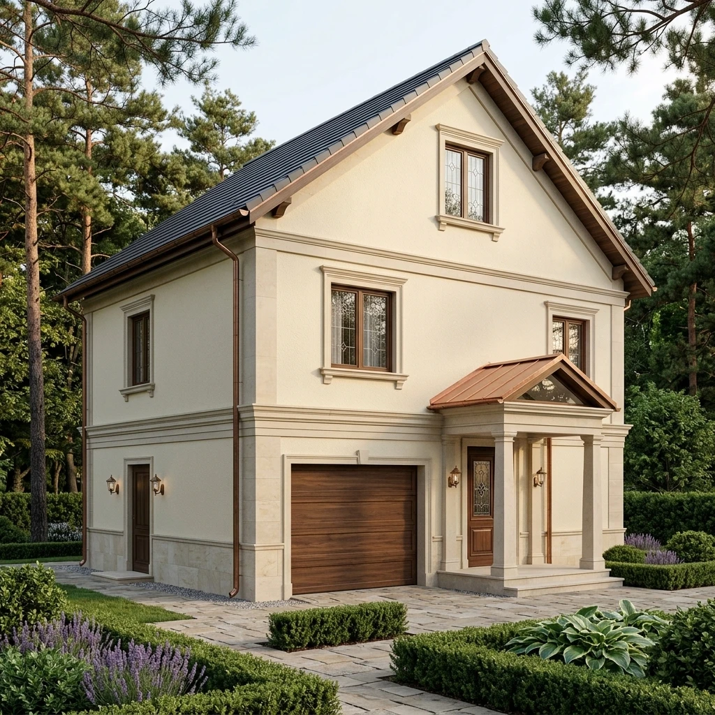 Дизайн фасада в стиле Классика — Фасад от нейросети RoomGPT