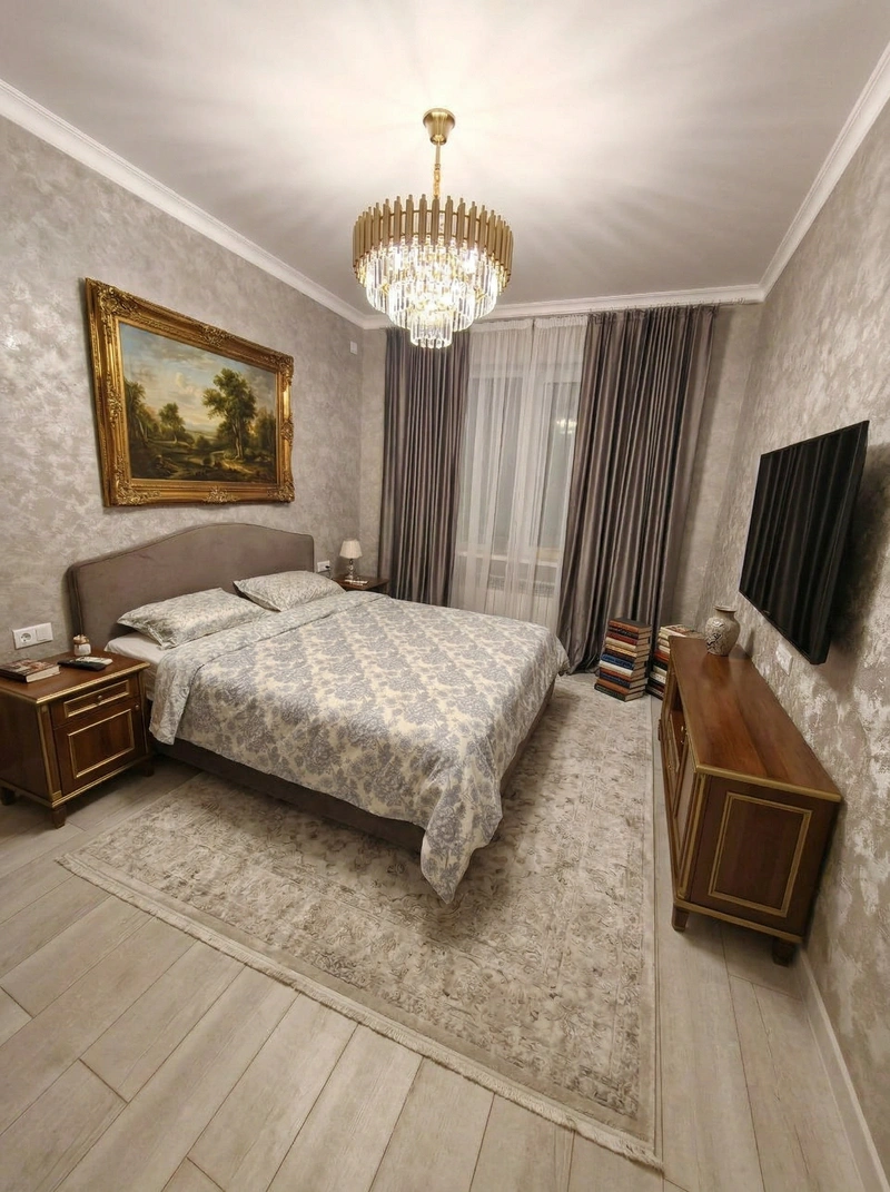 Дизайн интерьера в стиле Классика — Спальня от нейросети RoomGPT