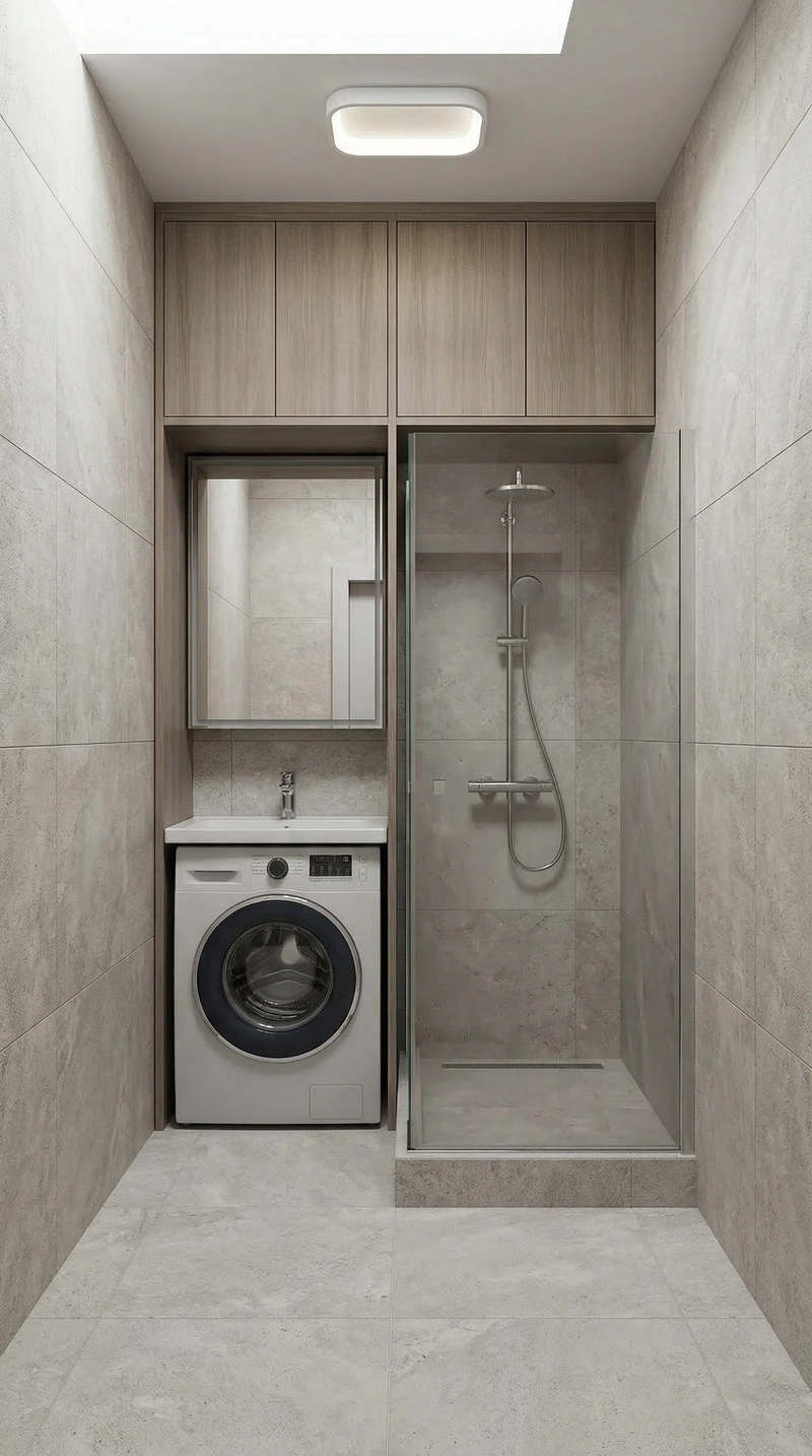 Дизайн ванной в стиле Без стиля — фото интерьера от нейросети RoomGPT