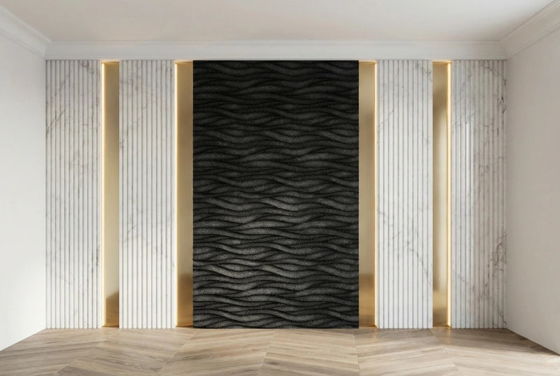 Дизайн интерьера в стиле Минимализм — Гостиная от нейросети RoomGPT