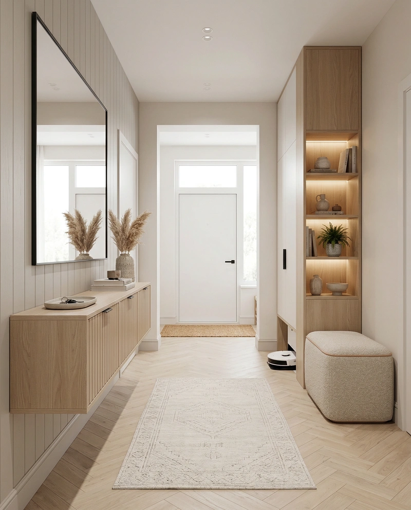 Дизайн интерьера в стиле Хюгге — Прихожая от нейросети RoomGPT