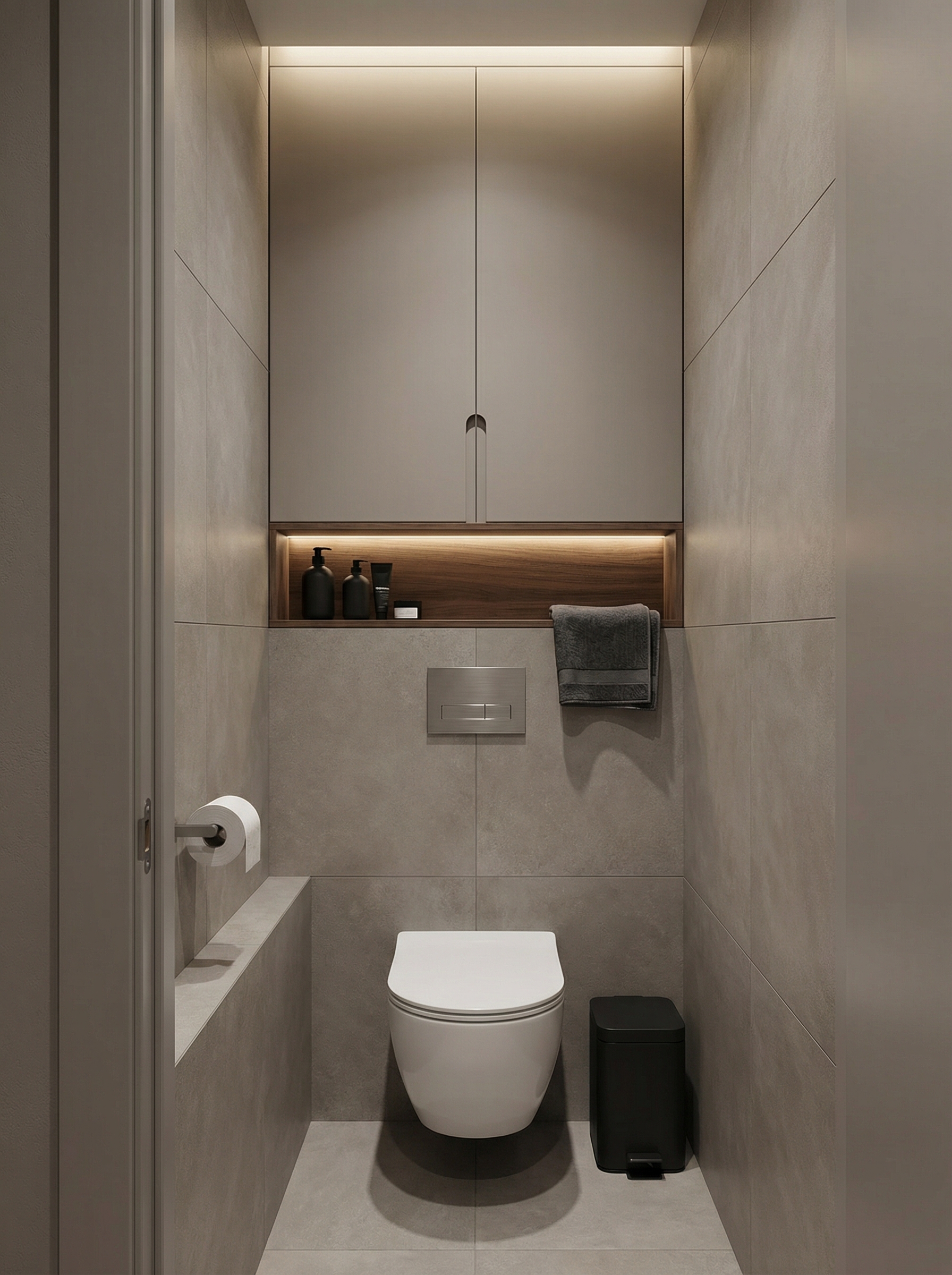 Дизайн ванной в стиле Минимализм — фото интерьера от нейросети RoomGPT