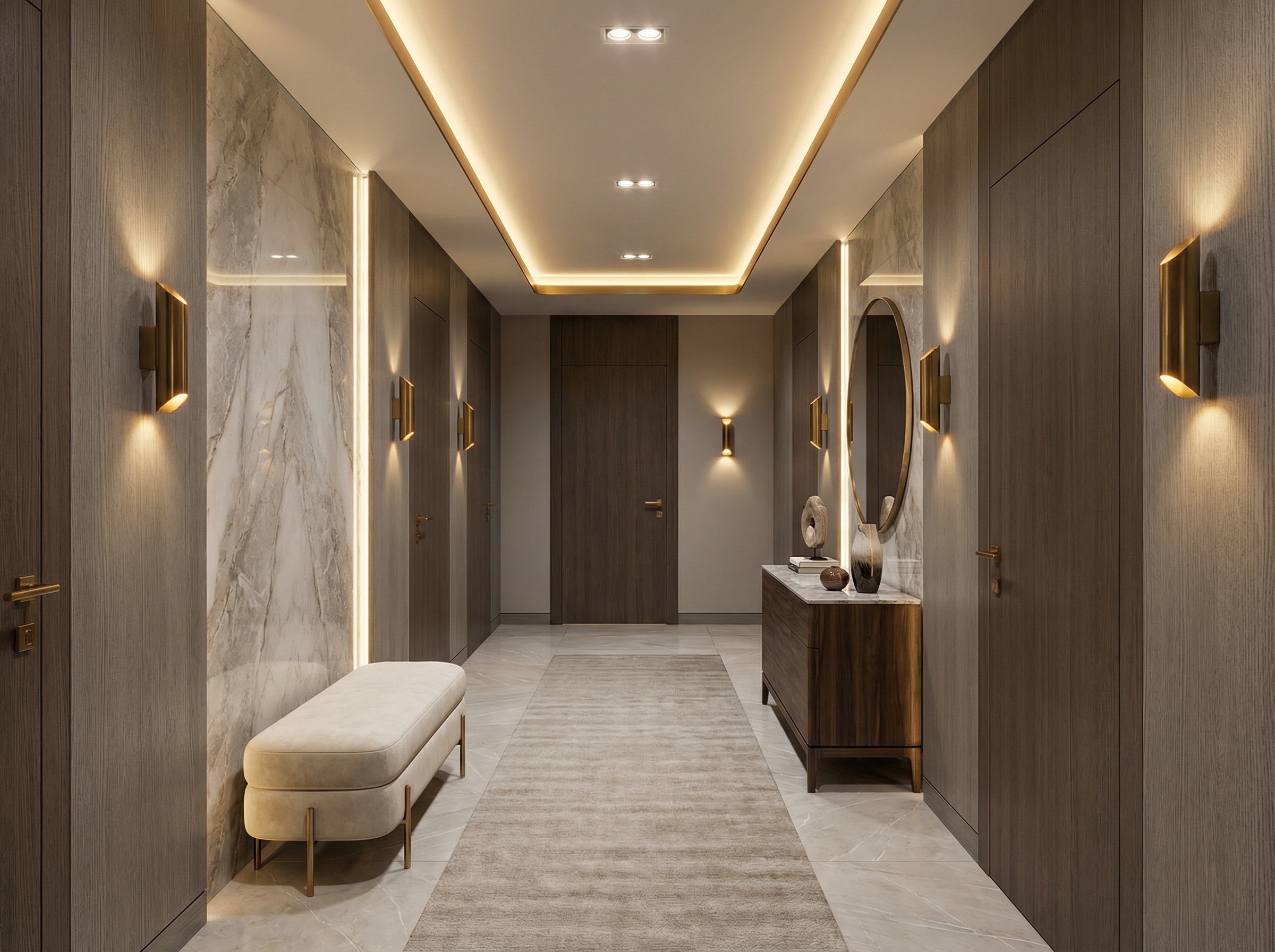 Дизайн гостиной в стиле Контемпорари — фото интерьера от нейросети RoomGPT