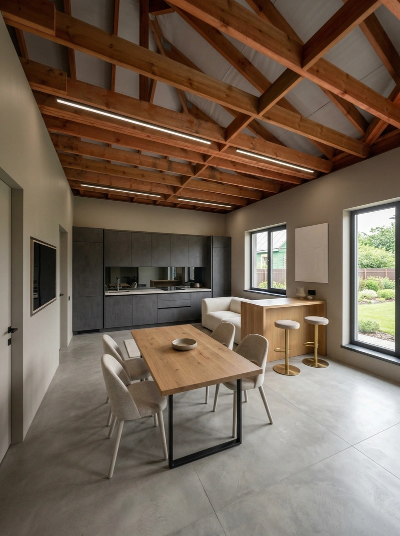 Дизайн кухни в стиле Минимализм — фото интерьера от нейросети RoomGPT