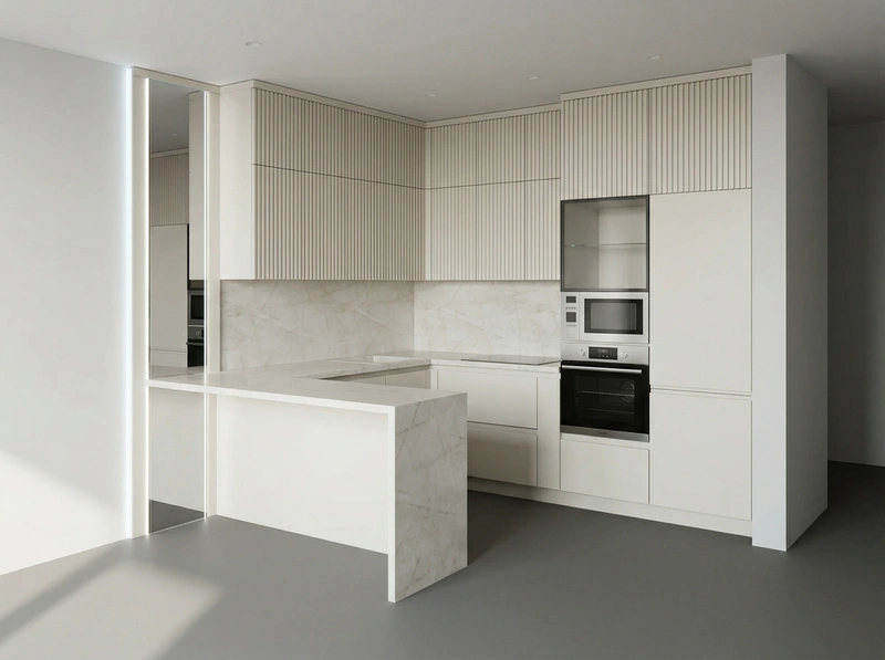 Дизайн кухни в стиле Без стиля — фото интерьера от нейросети RoomGPT