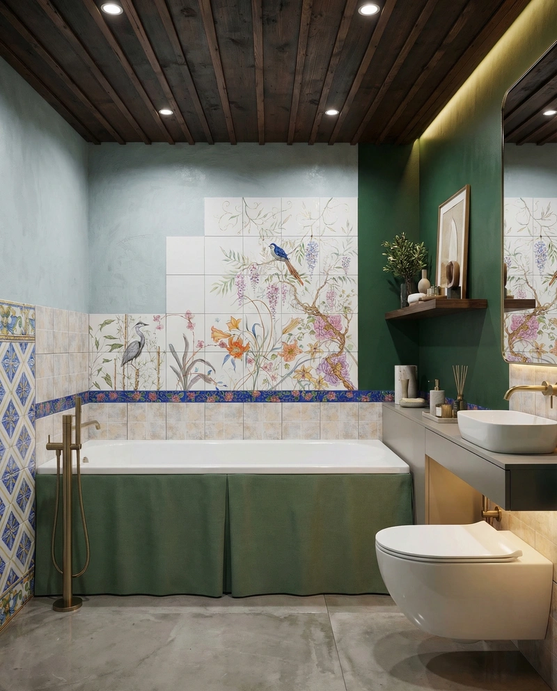 Дизайн интерьера в стиле Контемпорари — Гостиная от нейросети RoomGPT